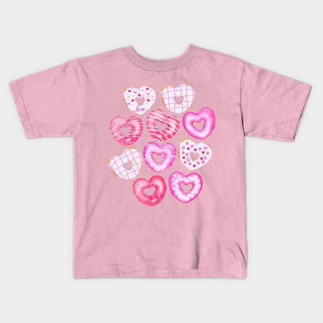 Donut Love Kids T-Shirt by Gingerlique